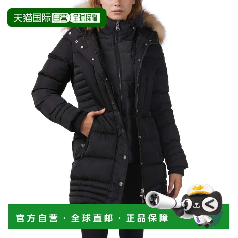 自营Pajar 女士 Discovery Mix 绗缝羽绒服，带连帽可拆卸围兜 -