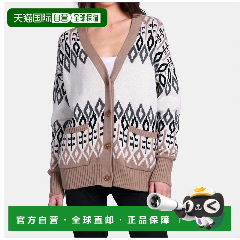 自营 minnie rose棉质羊绒公平岛开衫,多色 美国奥莱直发