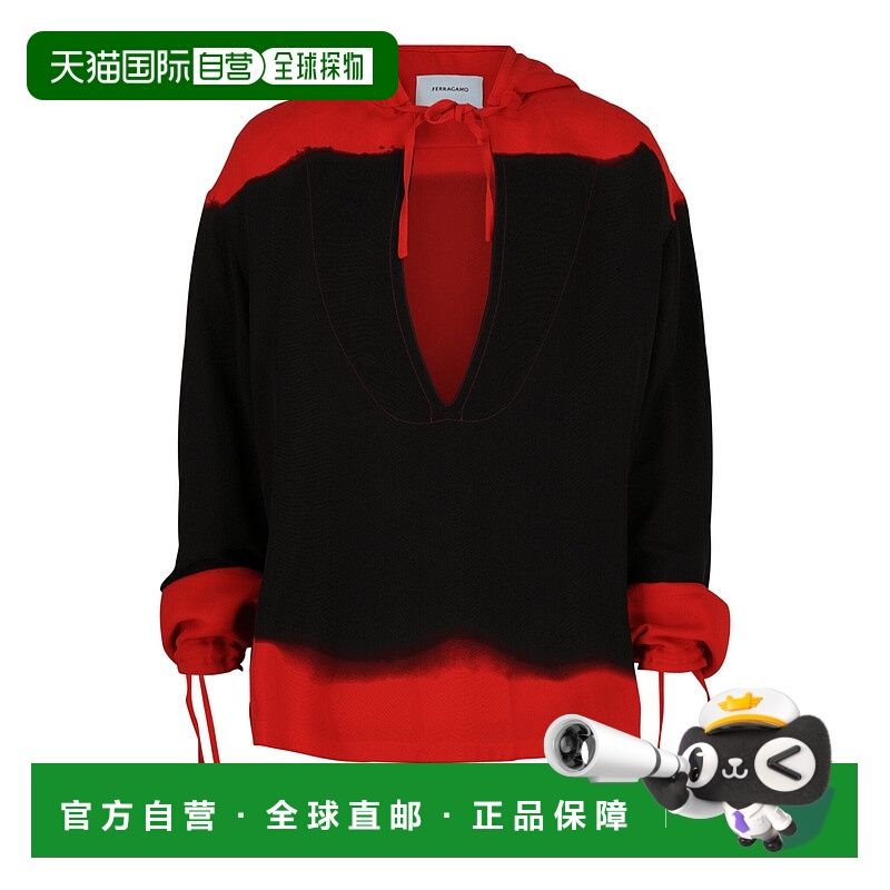 自营salvatore ferragamo浸染Kaftan-多色 美国奥莱直发
