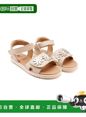 自营Old Soles花沙滩皮凉鞋-白色 美国奥莱直发