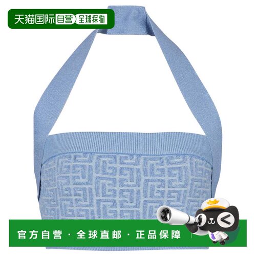自营balmain蓝色文胸上衣PB会标上衣-蓝色 美国奥莱直发
