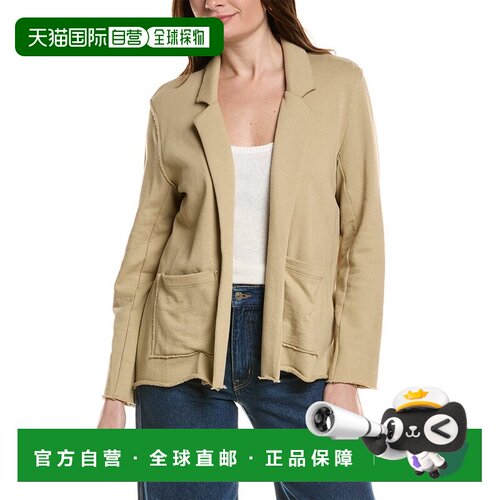 自营EILEEN FISHER Long Blazer - brown 美国奥莱直发