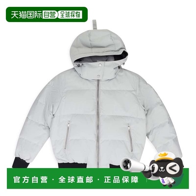 自营moose knucklesGREY CLOUD BOMBER SHEARLING PUFFER JACKET