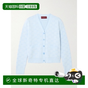 古馳 女士 香港直郵潮奢 精棉GG提花針織開衫 81873 Gucci 1h可退