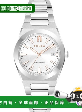 自营Furla Stainless Steel Dress Women's Watch - gray 美国奥