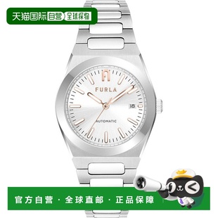 Dress Women 自营Furla gray Steel Watch 美国奥 Stainless