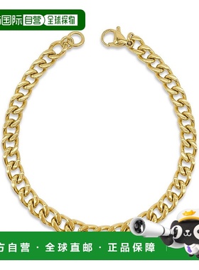 自营 adornia7mm 古巴链手链金 9\