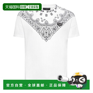 白色 自营 Bandana圆领T恤 pleinPaisley 美国奥莱直发 philipp