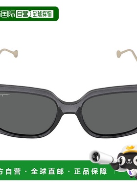 自营Salvatore Ferragamo Grey Square Ladies Sunglasses SF913S