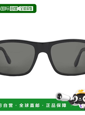 自营Tom Ford August Polarized Smoke Rectangular Men's Sungla