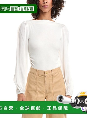 自营Bella Dahl Ruched Waist Flowy Sleeve Top 美国奥莱直发