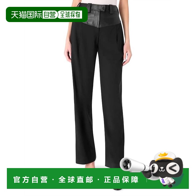 自营christopher esber黑色高腰Maverick长裤 美国奥莱直发休闲裤