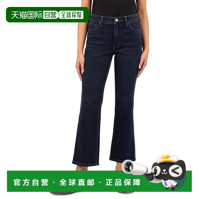 【美国直邮】kut from the kloth 女士 牛仔裤喇叭裤高腰廓形