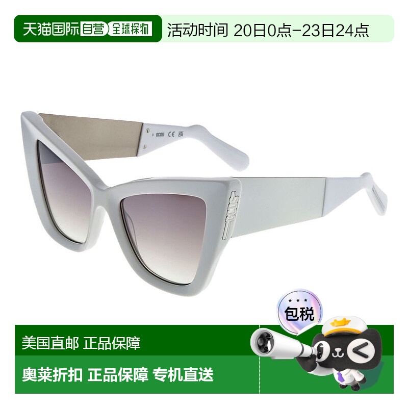 自营 GCDS Women 女士太阳镜 - 白色 美国奥莱直发