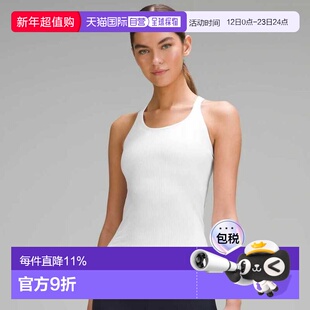 1h可退 加拿大直邮lululemon露露乐蒙Ebb女款时尚修身吊带背心