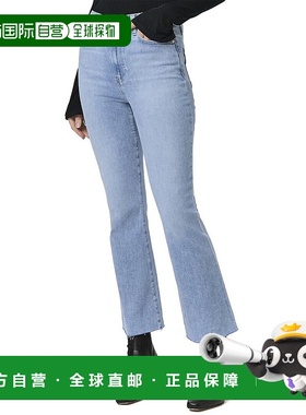 自营PAIGE Claudine Raw Hem Amalie Jean - blue 美国奥莱直发