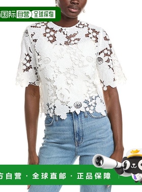 自营oscar de la renta奥斯卡 德拉伦塔球衣-白色 美国奥莱直发