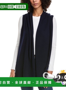 自营InCashmere Cashmere Vest - blue 美国奥莱直发