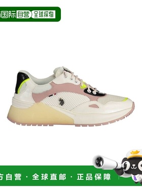 自营 u.s. polo assn.美国POLO ASSN.涤纶女式运动鞋-白色 美国奥