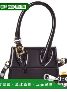 自营Jacquemus Chiquito Medium Leather Clutch - black 美国奥