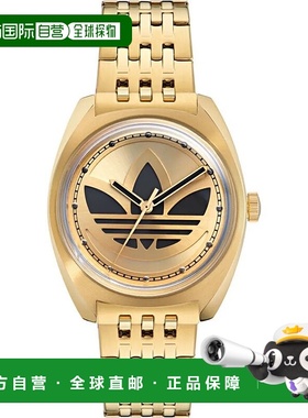 自营Adidas Stainless Steel Bracelet Watch - gold 美国奥莱直