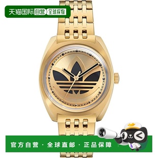 Stainless gold Steel Watch 美国奥莱直 Bracelet 自营Adidas