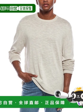 自营 7 for all mankind7全人类圆领毛衣-白色 美国奥莱直发