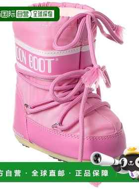 自营moon boot月亮靴迷你图标尼龙靴-粉红色 美国奥莱直发