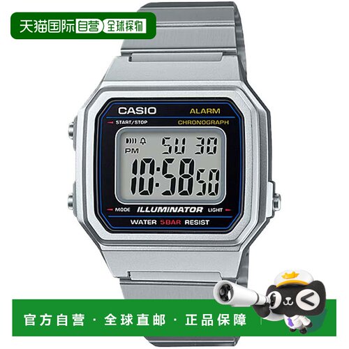 自营Casio Men's Vintage Digital Stainless Steel Watch - B650