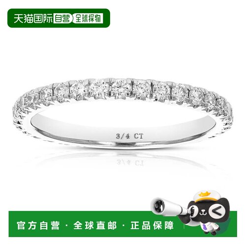 自营vir jewels3/4 cttw实验室种植钻石永恒戒指结婚戒指纯银女式