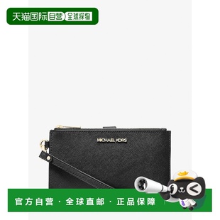 黑色 Set大号皮革智能手机护腕钱包 美国奥 korsJet 自营michael