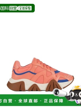 自营Versace Leather Chunky Women's Sneakers - orange 美国奥