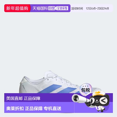 自营Adidas阿迪达斯Adizero EVO SL女鞋舒适低帮白蓝跑步鞋JS4454