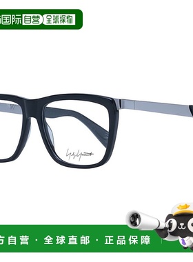 自营Yohji Yamamoto Men Optical Men's Frames - black 美国奥莱
