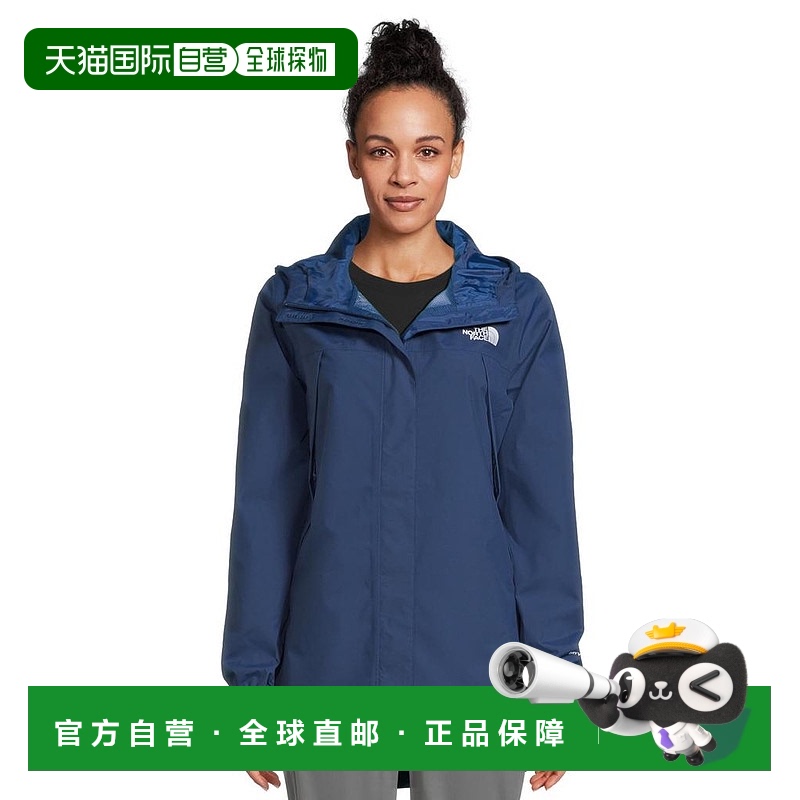 1h可退 【美国直邮】the north face 女士 羽绒服北面长袖雨衣