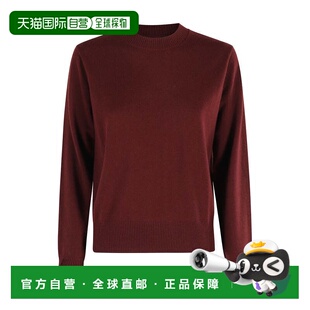 Ribbed 自营seventyBurgundy Detailing With Sweater Round Neck