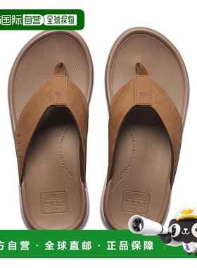 1h可退 香港直邮潮奢 reef 男士 Cushion Norte 拖鞋 brown棕色