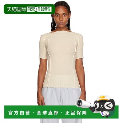 1h可退 香港直邮潮奢 Baserange 女士 灰白色 Omato T 恤 TTO3