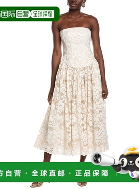 自营TOCCIN Melody Corset Midi Dress - white 美国奥莱直发