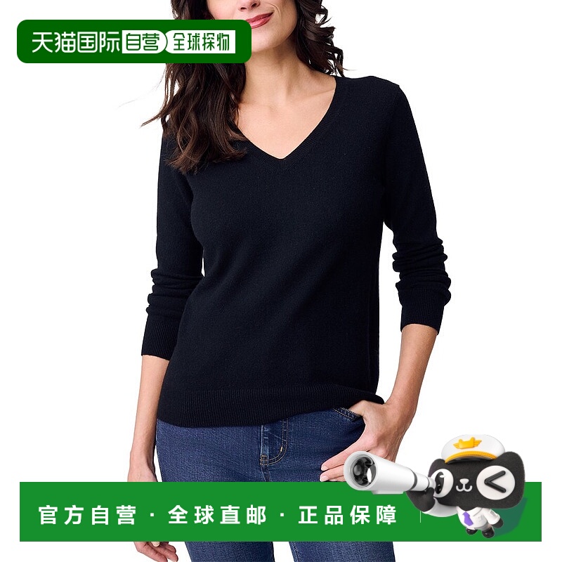 自营J.McLaughlin Maye羊绒毛衣-黑色 美国奥莱直发