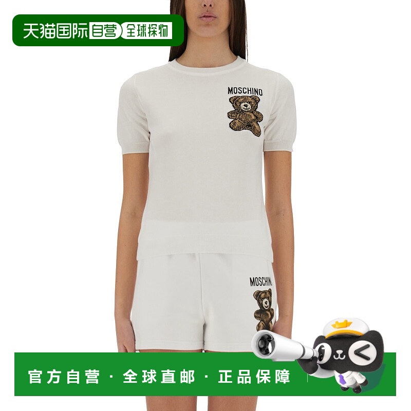 自营 Moschino 莫斯奇诺 女士 泰迪熊毛衣 092605023002