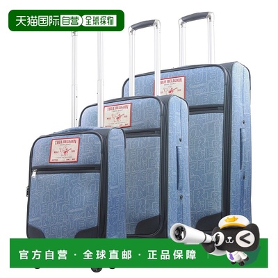 自营 True Religion Soft Sided 3 pc spinner Luggage Set - 401