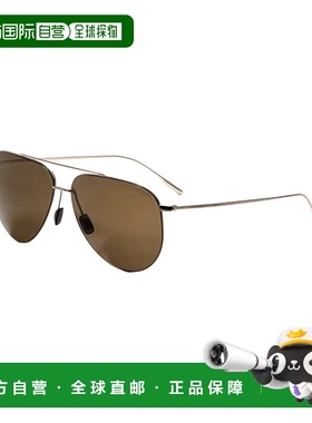 自营 porsche design保时捷设计男式62毫米棕色太阳镜P8939-62B-