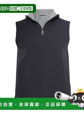 自营 kitonKired Ivan尼龙双面背心-白色、蓝色 美国奥莱直发