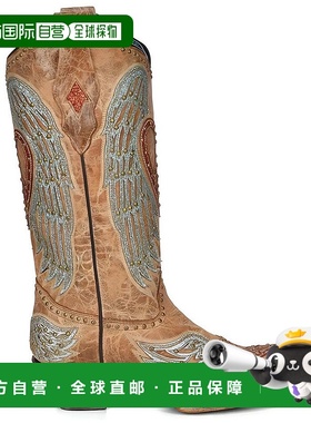 1h可退 【美国直邮】Corral Boots Heart and Wings尖头牛仔靴 女