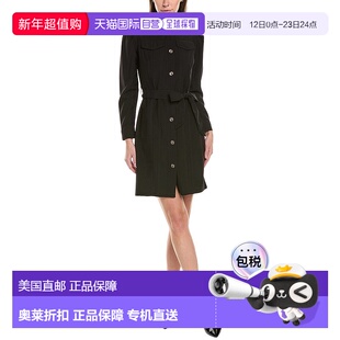 自营Nanette Nanette Lepore Midi Shirtdress - black 美国奥莱