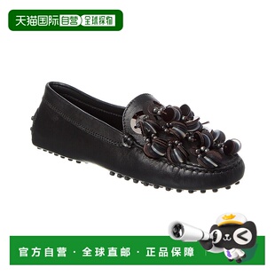 Gommino sTOD’s 皮革乐福鞋 黑色 自营 美国奥莱直发女鞋 tod