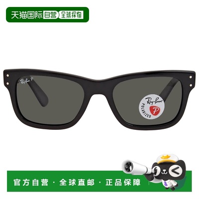 自营ray-banRay Ban Burbank Polarized Green Rectangular Men's