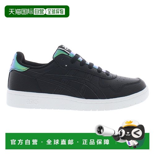 Asics亚瑟士Japan运动鞋黑色舒适皮革平底板休闲百搭