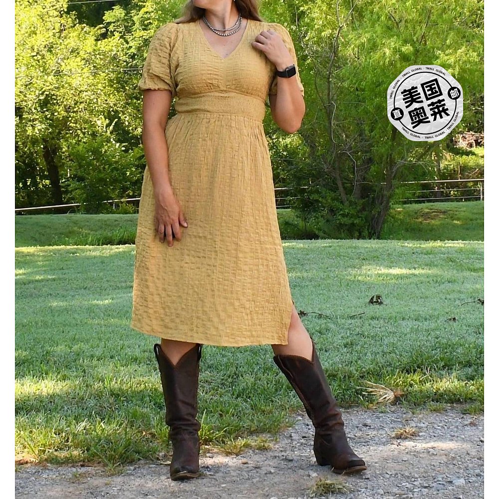 dear john denimKeller Dress In Yellow - yellow 【美国奥莱】 女装/女士精品 连衣裙 原图主图